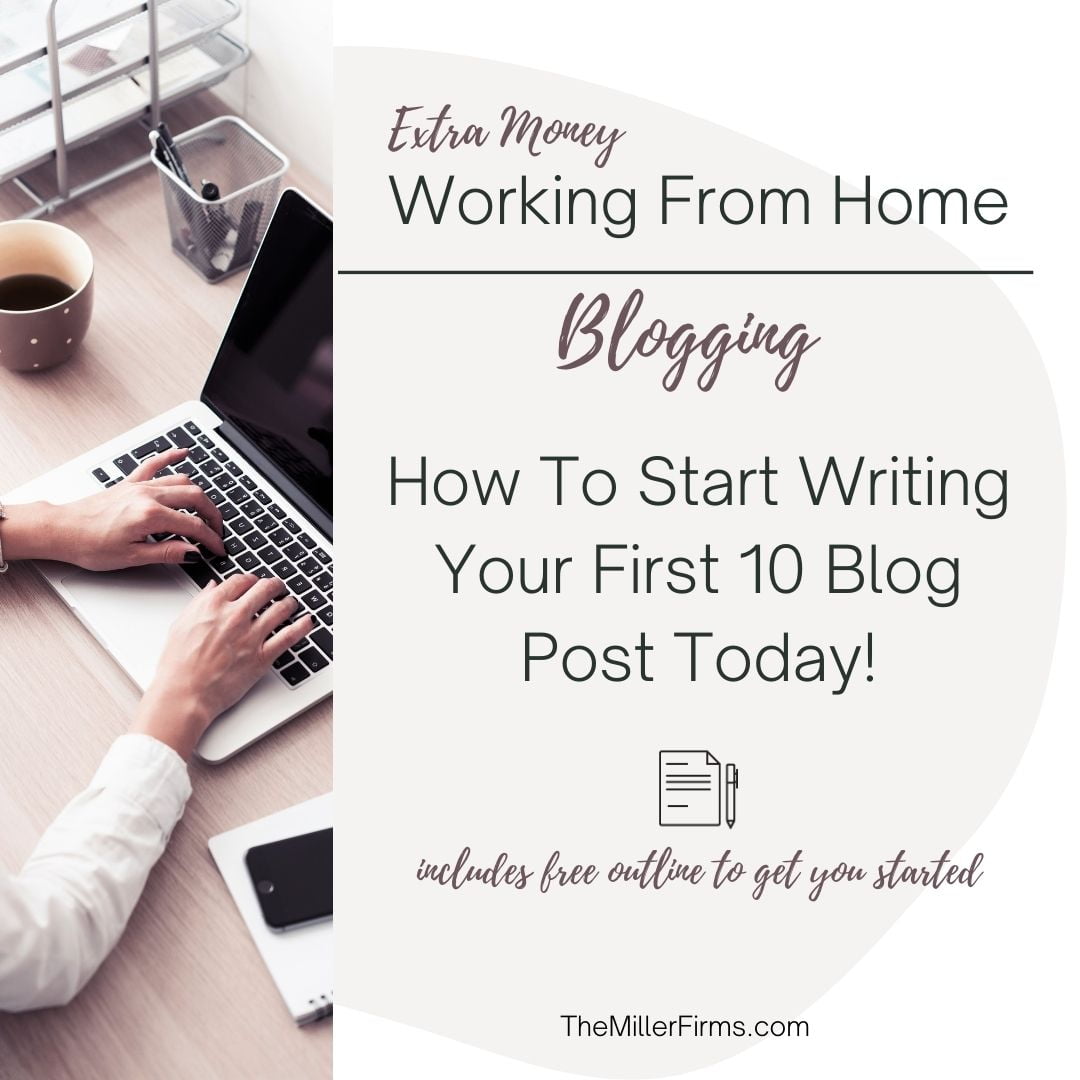earn extra money working from home as a blog creator